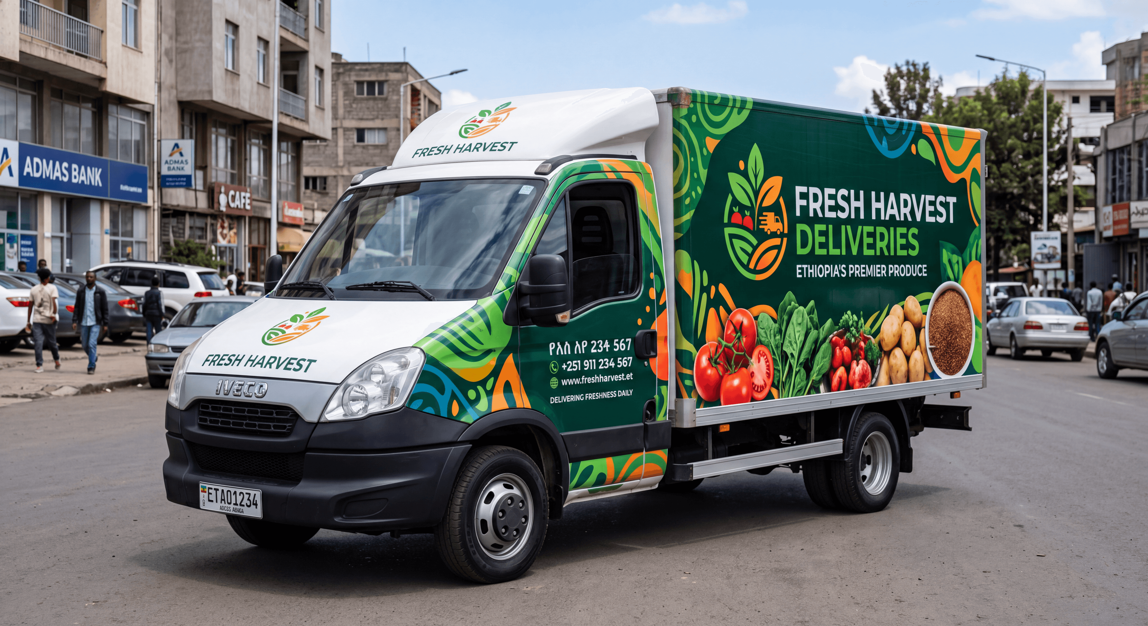 Delivery Fleet Wrap