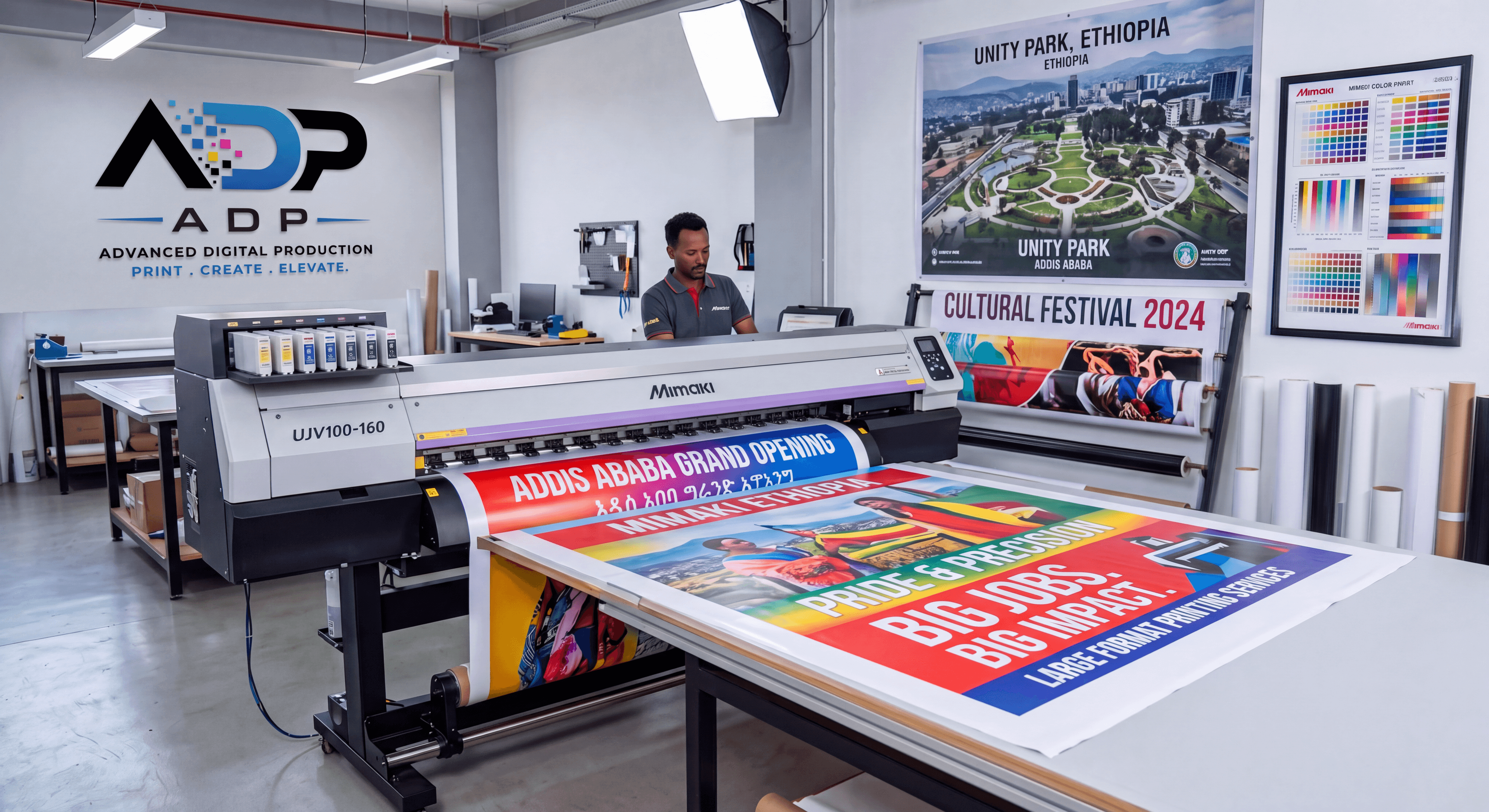 Large-format printers